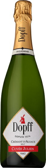 ドップ オ ムーラン クレマン ダルザス ブリュット キュヴェ ジュリアン （シンラベル） ［NV］ 750ml 白 CREMANT D'ALSACE BRUT CUVEE JULIEN