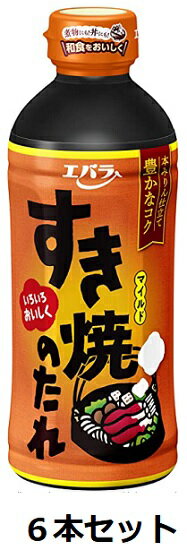 エバラ食品 / 　すき焼のたれ　マイルド　500ml×6本セット