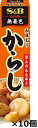 原材料名 からし、でん粉、コーン油、食塩、デキストリン／ソルビット、酸味料、香料、酸化防止剤(ビタミンC)、増粘剤(キサンタン) 栄養成分表示(10gあたり) エネルギー29kcal たんぱく質0.8g 脂質1.4g 炭水化物3.4g 食塩相当量0.9g 賞味期間(開封前)12ヶ月エスビー,ねりからし,和風,粗挽き,豊かな香り,深みのある辛味,おでん,