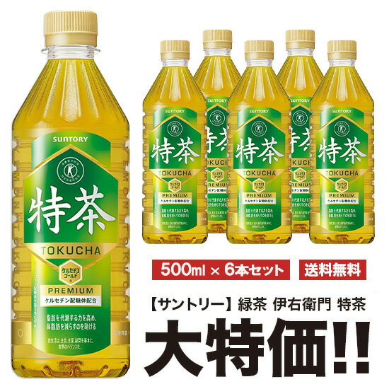 特茶 伊右衛門 500ml×6