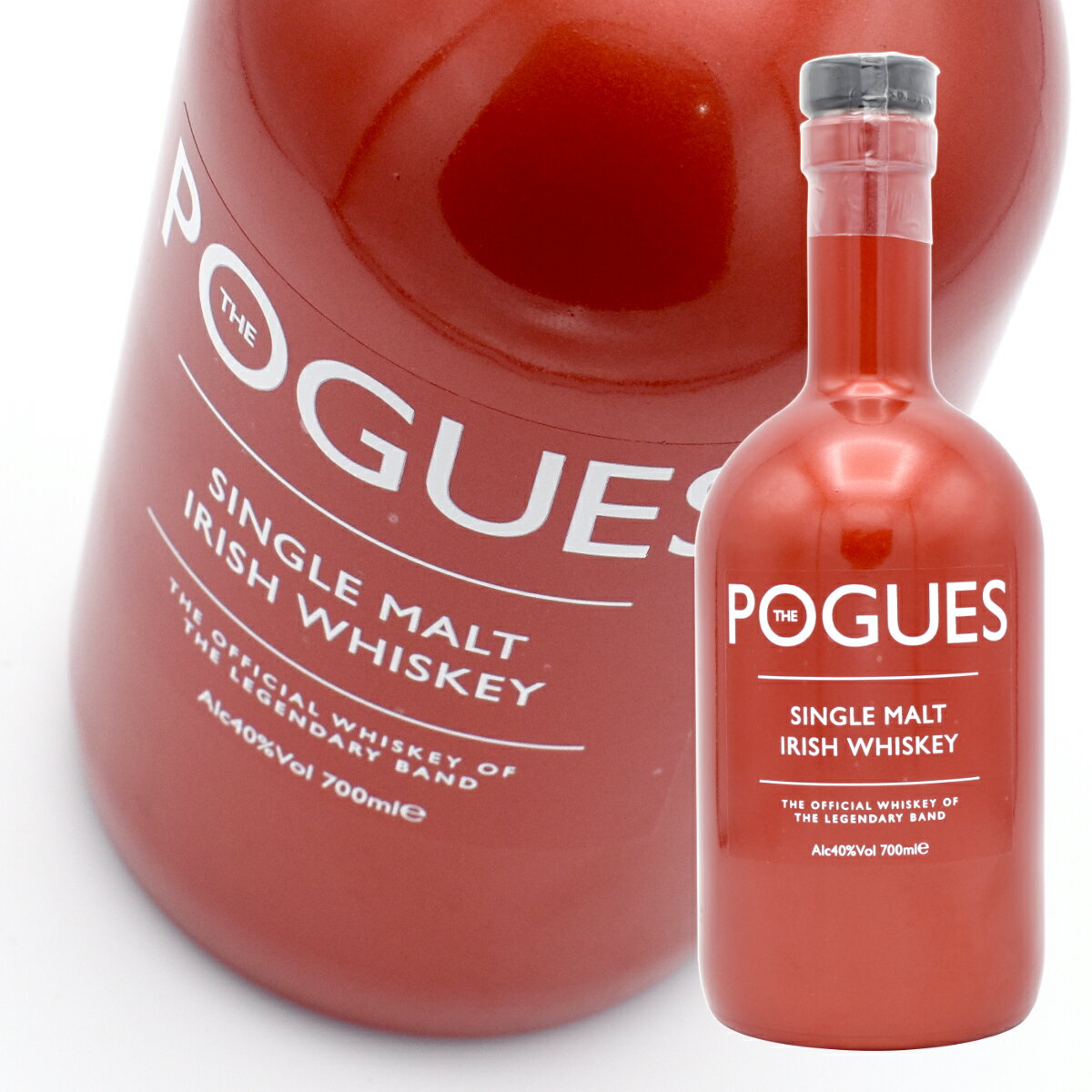 ウイスキー 40度 ポーグス シングルモルト アイリッシュウイスキー 700ml 赤 瓶 1本 THE POGUES