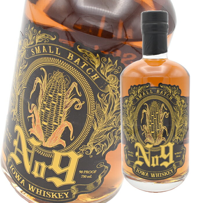 ウイスキー 45度 スリップノット No.9 アイオワ・ウイスキー 750ml 1本Slipknot No.9 Iowa Whiskey