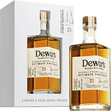 ウイスキー 46度 デュワーズ ダブルダブル 21年 500ml 瓶 1本 箱入 正規品