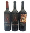 アメリカで人気の赤ワイン3本セット アポシック レッド 750ml 1本・アポシック カベルネ ソーヴィニヨン 750ml 1本・アポシック インフェルノ 75...