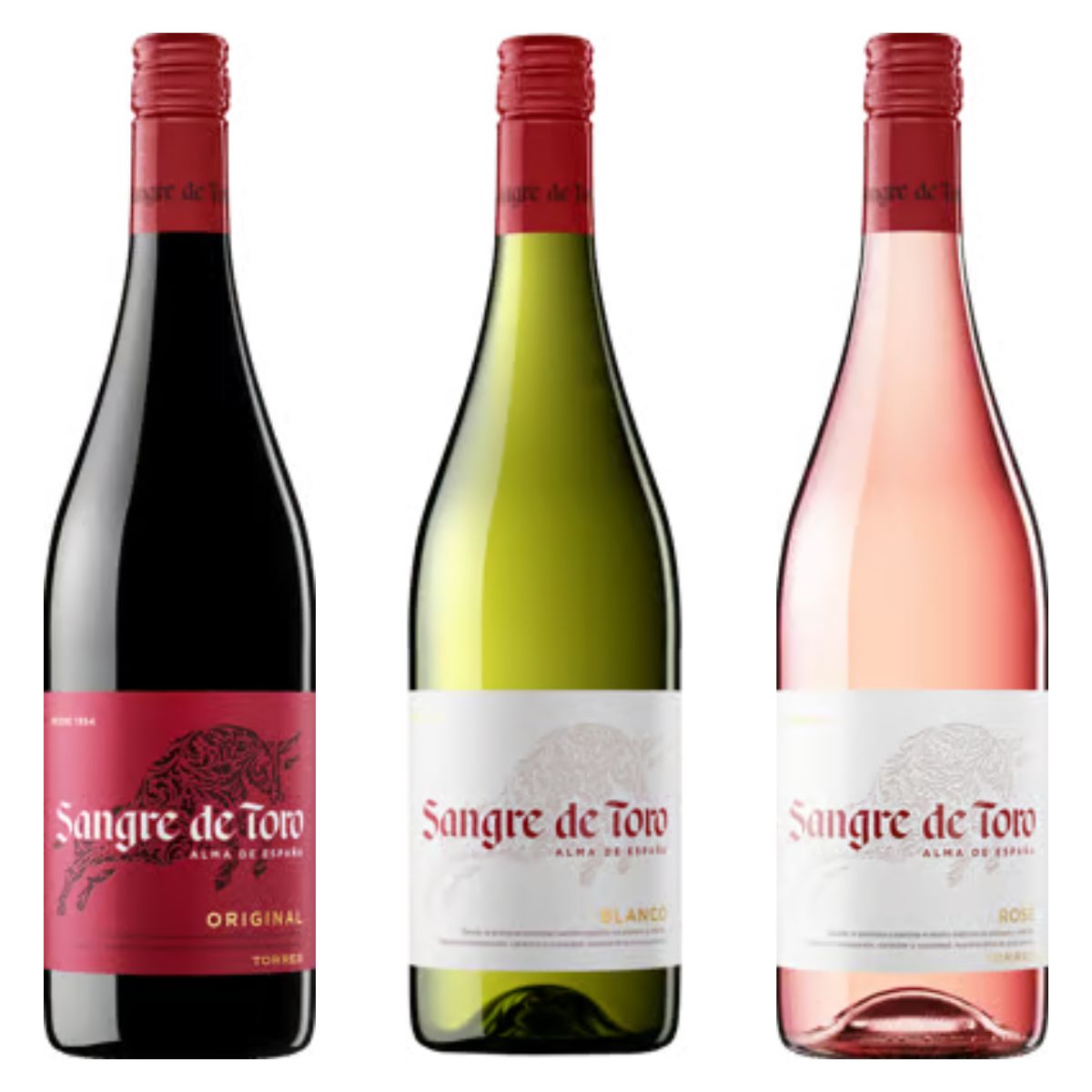 ワインセット トーレス サングレ デ トロ オリジナル ルージュ＆ブランコ＆ロゼ 赤白ロゼ3種アソートセット 750ml×各…