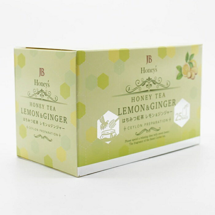 Other - セイロンファミリー はちみつ紅茶 ＜レモン＆ジンジャー＞ 25包入×10個 ティーバッグ セイロン紅茶 甘い紅茶 砂糖不要 個包装 JB Honey’s