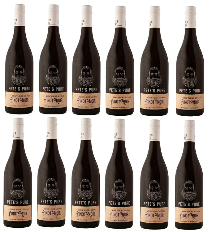 ワインセット ピーツ ピュア ピノ ノワール 12本セット 赤 750ml 送料無料 赤ワイン,オーストラリア,
