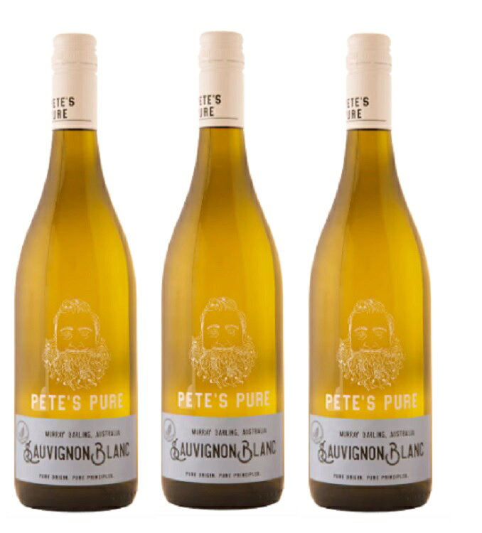ワインセット ピーツ ピュア ソーヴィニヨン ブラン 3本セット 白 750ml 送料無料 白ワイン,オーストラリア,