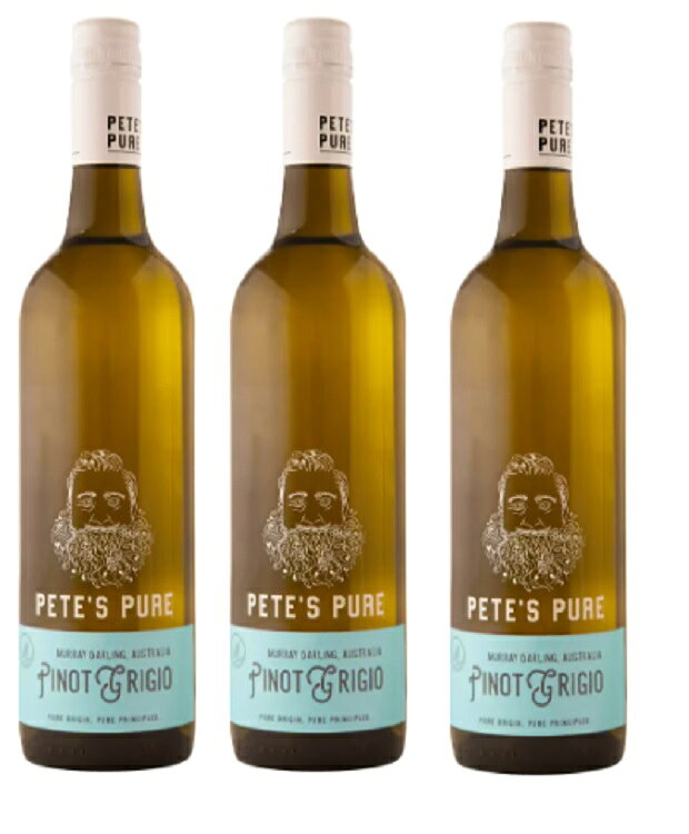 ワインセット ピーツ ピュア ピノ グリージョ 3本セット 赤 750ml 送料無料