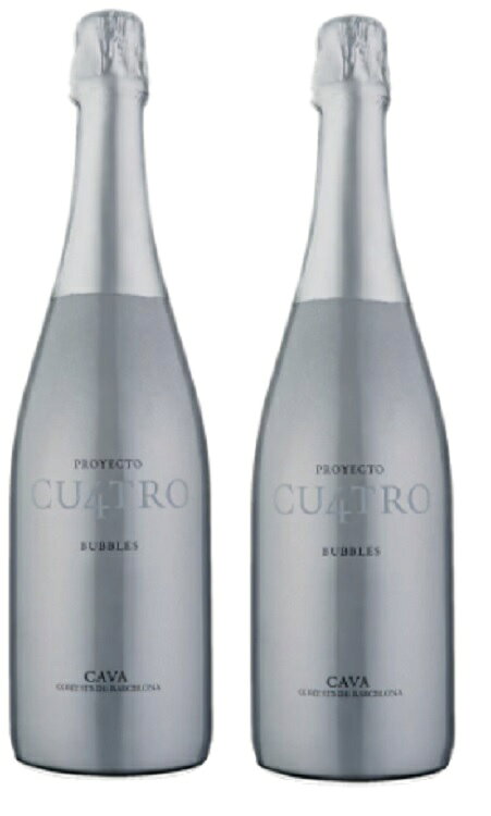 ワインセット クロ モンブラン プロジェクト クワトロ カヴァ 2本セット 750ml 白泡 送料無料 スパークリングワイン,ワインセット,白泡,スペイン