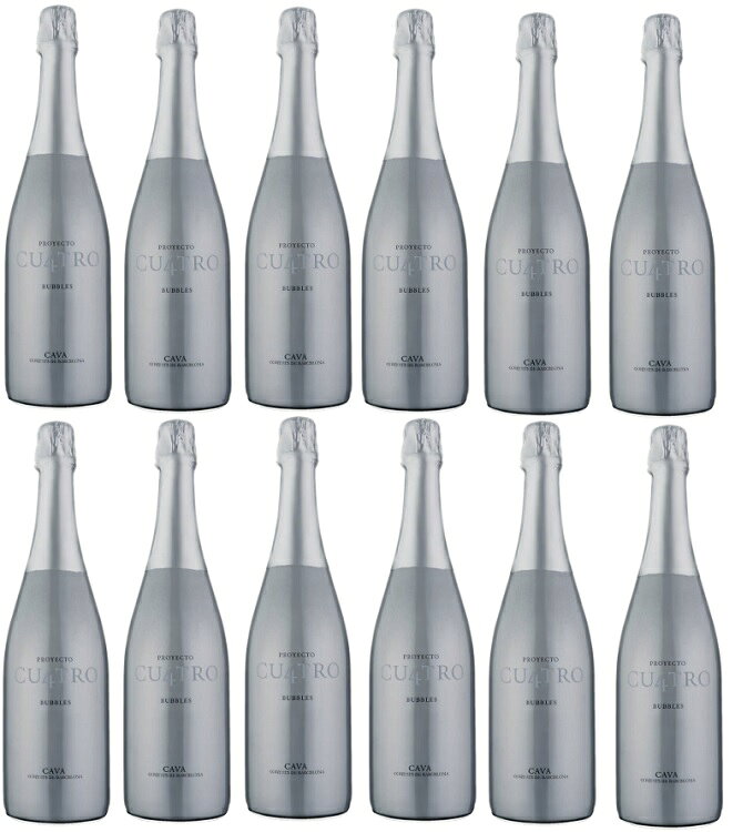 ワインセット クロ モンブラン プロジェクト クワトロ カヴァ 12本セット 750ml 白泡 送料無料 スパークリングワイン,ワインセット,白泡,スペイン