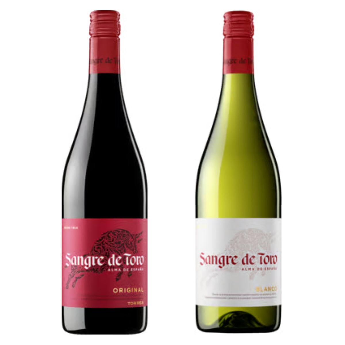 ワインセット トーレス サングレ デ トロ オリジナル ルージュ＆ブランコ 赤白2種アソートセット 750ml×各1本 計2本…