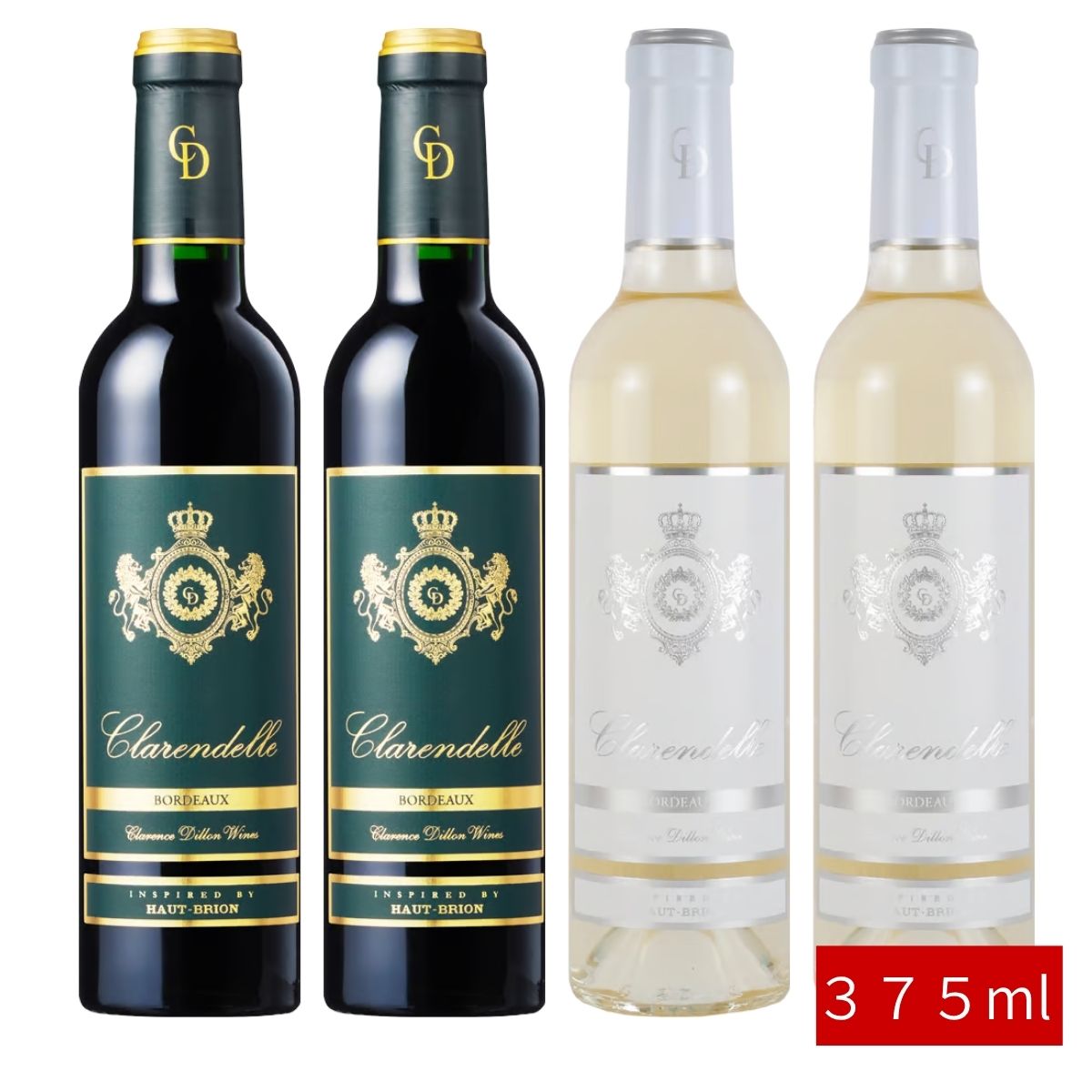 ワインセット クラレンス ディロン クラレンドル ルージュ＆ブラン ハーフ 赤白2種アソート 375ml×各2本 計4本セット…