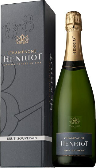 【アンリオ】　ブリュット　スーヴェラン　[NV]　750ml・白泡　箱付　【Henriot】 Brut Souverain with Box