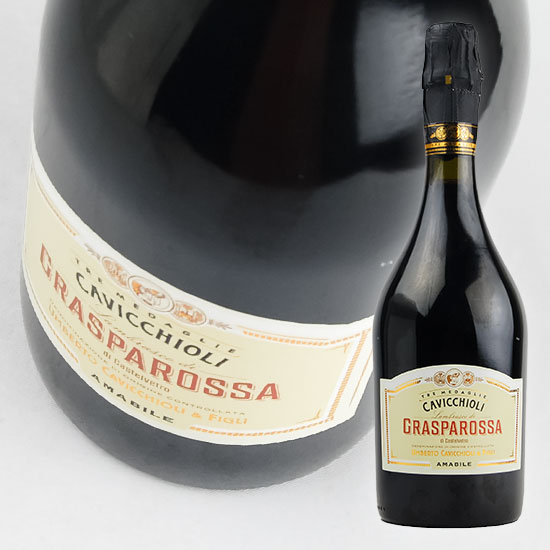 カビッキオーリ / 　ランブルスコ　ロッソ　グラスパロッサ　アマービレ　[NV]　750ml・赤　微発泡　【Cavicchioli】 Lambrusco Rosso Grasparossa Amabile