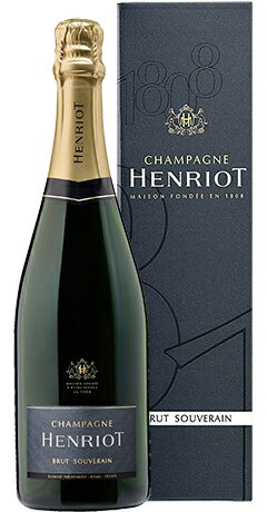 【アンリオ】　ブリュット　スーヴェラン　[NV]　750ml・白泡　箱付　【Henriot】 Brut Souverain with Box