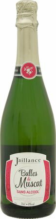 ジャイアンス / 　ミュスカ　ノンアルコール　スパークリング　[NV]　750ml・白泡　Jaillance　 Bulles De Muscat (Alcohol 0% Sparkling)