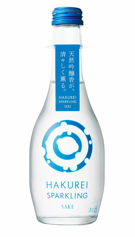 【ハクレイ酒造・友枡飲料】ハクレイスパークリング SAKE 240ml 瓶 京丹後 白嶺 アルコール度数4％