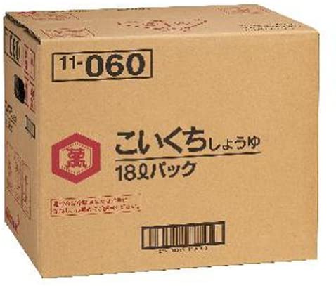 キッコーマン / こいくちしょうゆ　18L　パック　業務用　濃口　醤油 1