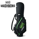 マシュモンズ MASHMONS 9 Hard Caddy bag キャディーバッグ ハードキャディーバッグ ゴルフバッグ 9型 メンズ 傘ホルダー付き 7ポケッ...