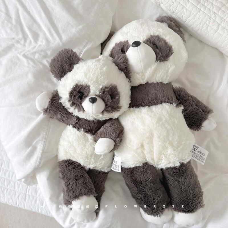 Rakuten - 送料無料 ぬいぐるみ ウサギ パンダ 抱き枕 ベッド 玩具 ふわふわ もこもこ 女の子 うさぎ 兎 かわいい ギフト おもちゃ インテリア シンプル