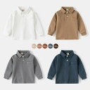 キッズ シャツ 男の子 ポロシャツ 長袖 襟付き シャツ 子供 ボーイズ Tシャツ スクール フォーマル シャツ トップス 春夏服 ベビー ポケット付 通園 通学 無地 七五三 入学式 結婚式 発表会 入園式 卒業式 卒園式 お出かけ