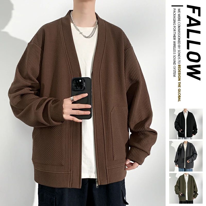 Rakuten - ジャケット メンズ コート フライトジャケット ボアジャケット ブルゾン ゆったり 秋冬 トップス 厚手 スカジャン コート 大きいサイズ ショート丈 ファッション 暖かい 厚手 防風 人気 上着 無地 シンプル 防寒着 中綿コ