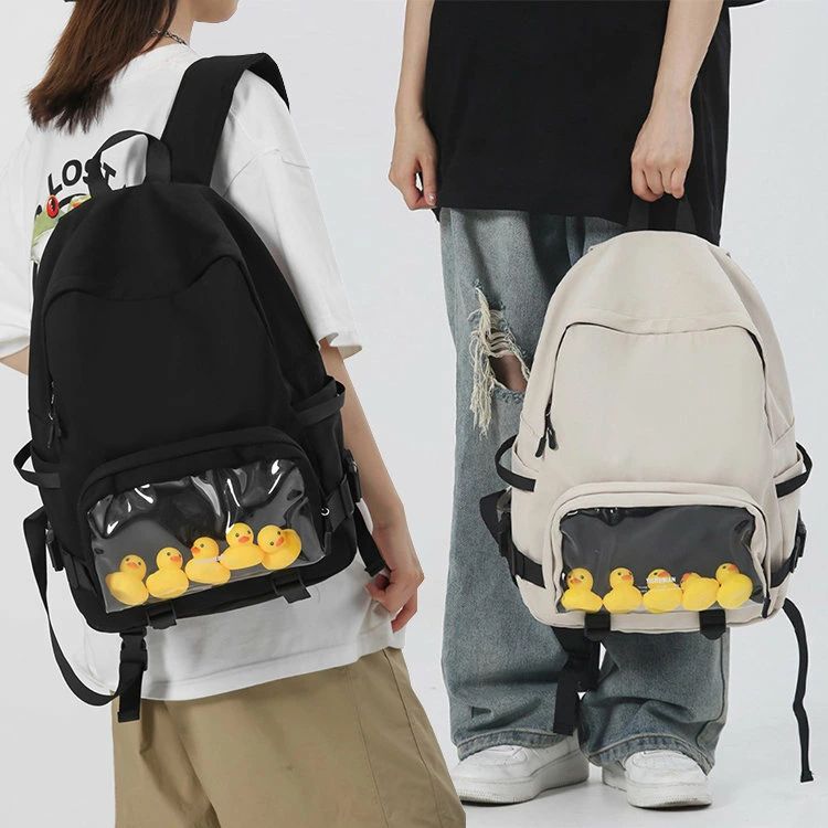 Rakuten - リュック バッグパック 透明窓 レディース バッグ カバン ぬいぐるみ入れ 痛バッグ 痛リュック 推し 推しバッグ 推し活バッグ 痛 バ クリアバッグ 透明バッグ オタク活 推し活 かわいい 通学 学生 高校生 中学生 大容量 かわいい 可愛い