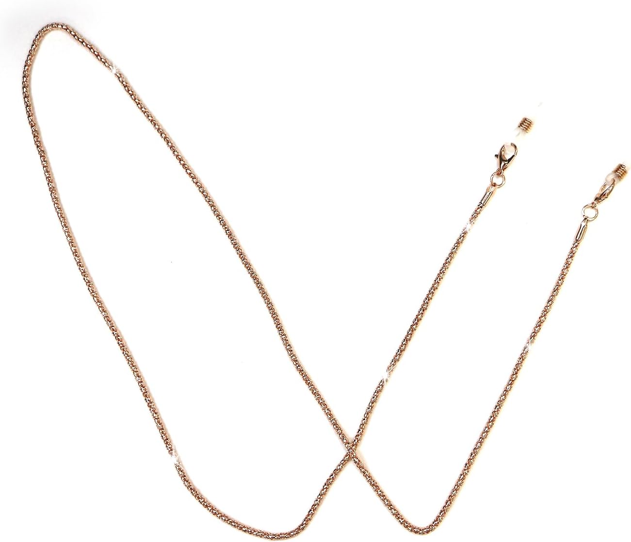 [きらきらぷんぷん丸] メガネチェーン ピンクゴールド マスクチェーン メガネストラップ グラスコード ..