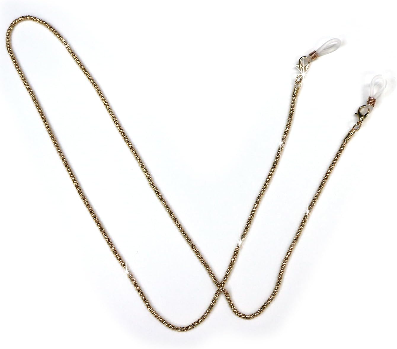 [きらきらぷんぷん丸] メガネチェーン ゴールド マスクチェーン メガネストラップ グラスコード マスク..