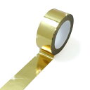 メッキマスキングテープ ゴールド 粘着あり デコレーション ラッピング 【幅15mm×長さ5m】 きらきらぷんぷん丸 MMT-002