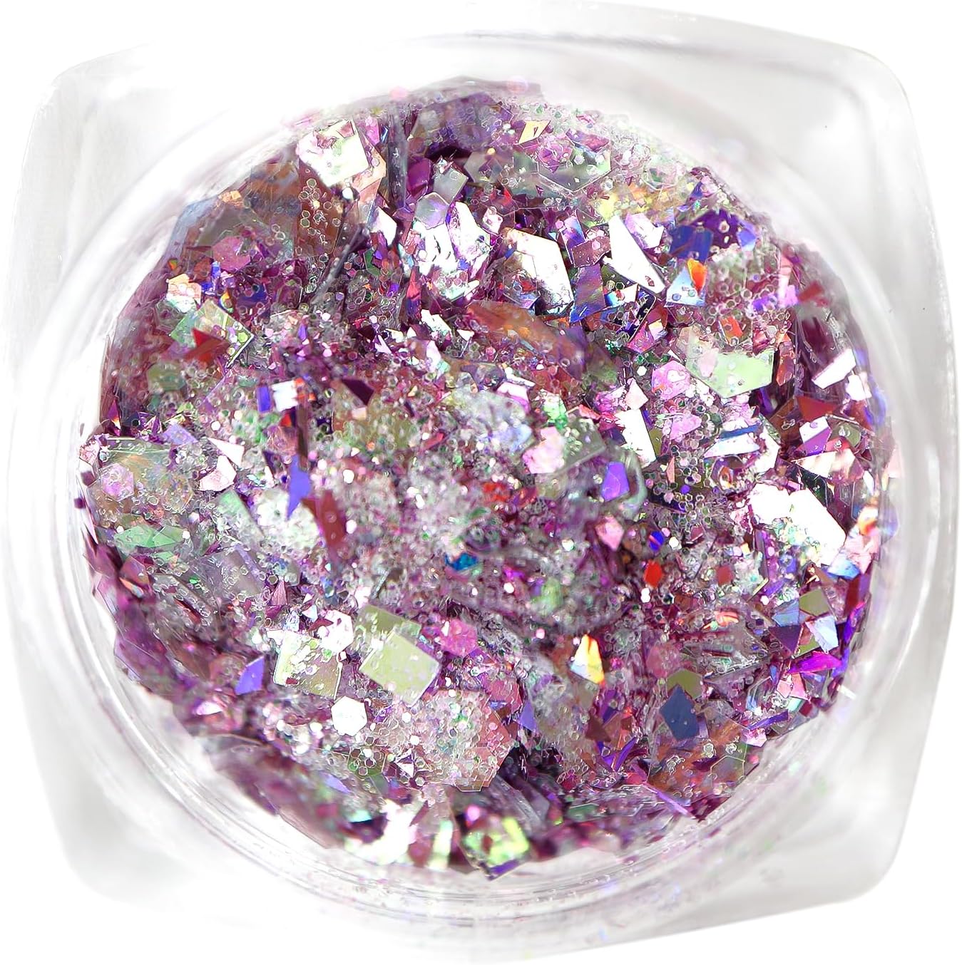 グリッターラメ ネイル スパンコール ラメ【パープル】キラキラ ラメグリッター オーロラ パウダー ネ..