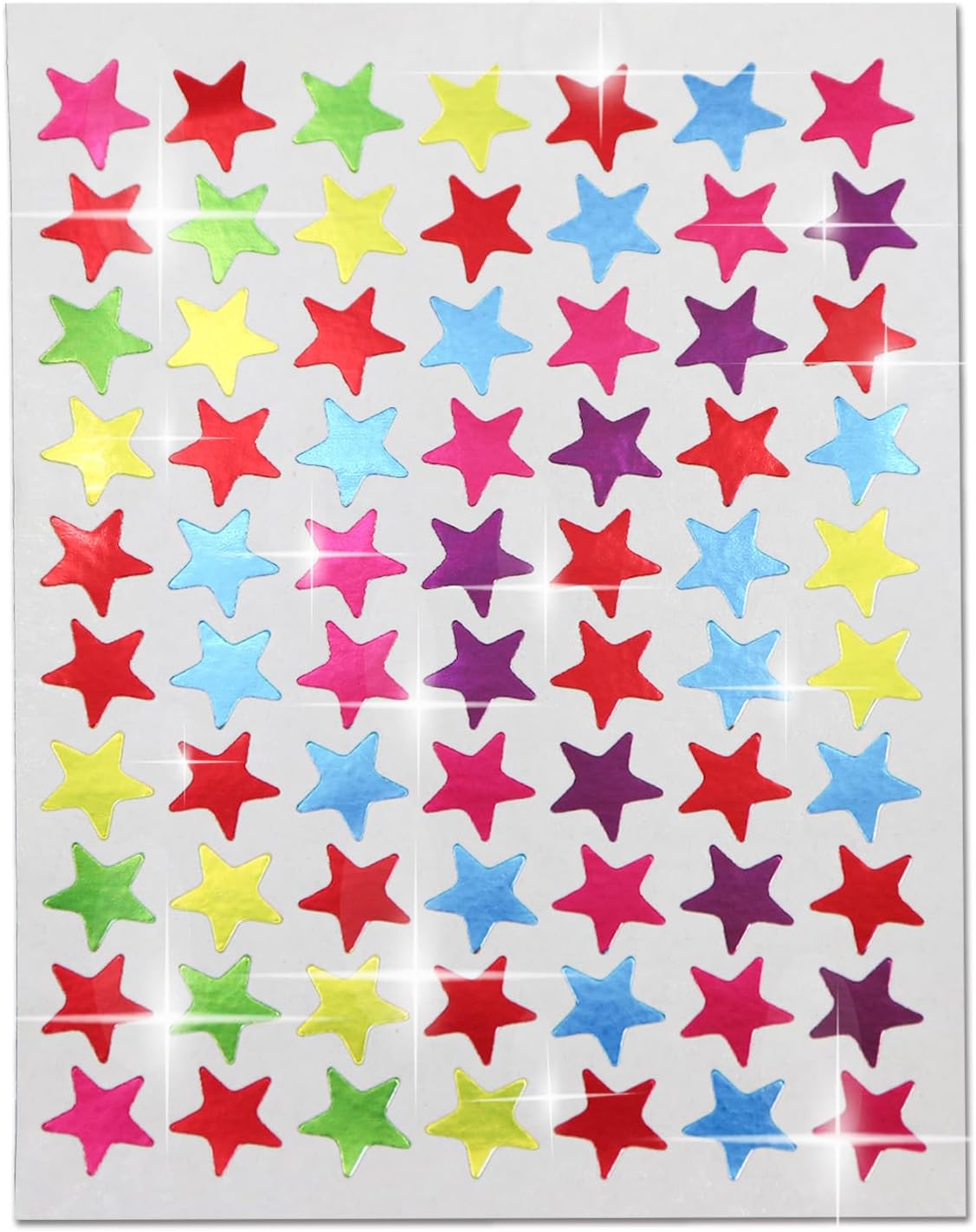 Rakuten - ごほうびシール 星 ミックス 1シート70枚×10シート入り シールサイズ 11×11mm きらきらぷんぷん丸 YS-030