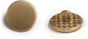 メタルボタン フラット 【ゴールド ツヤなし】 金 ビジュー 飾り 縫製 袖口 20個入り 【11.5mm】 きらきらぷんぷん丸 B-144