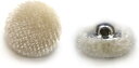 ベロアボタン 【ベージュ】 くるみボタン ボタン 飾りボタン つつみボタン 12個入り 【12.5mm】 きらきらぷんぷん丸 B-633