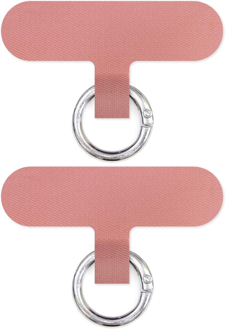 [きらきらぷんぷん丸] スマホ ストラップホルダー 【ピンク】 丸カラビナ ストラップホール スマホショルダー ストラップ シート 【2個入り】 SCP-017