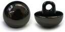 メタルボタン 【ブラック 鏡面仕上げ】 黒 ボタン ビジューボタン 飾りボタン 縫製ボタン 袖口ボタン 20個入り 【10mm】 きらきらぷんぷん丸 B-234