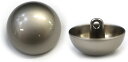 メタルボタン 【シルバー】 銀 ビジュー ドーム型 飾り 縫製 袖口 10個入り 【20mm】 きらきらぷんぷん丸 B-245