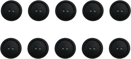 スーツボタン 黒ボタン 【ブラック ツヤなし】 ジャケット ブレザー 二つ穴ボタン フロントボタン 袖口 ベーシック シンプル ボタン 10個入り 【20mm】 きらきらぷんぷん丸 B-276 スーツボタン 黒ボタン 【ブラック ツヤなし】 ジャケット ブレザー 二つ穴ボタン フロントボタン 袖口 ベーシック シンプル ボタン 10個入り 【20mm】 きらきらぷんぷん丸 B-276