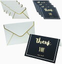 メッセージカード ミニサイズ 封筒付き Thank YOU カードセット 各5枚入り ゴールド 箔押し加工 ありがとう サンキュー 感謝 きらきらぷんぷん丸 H...