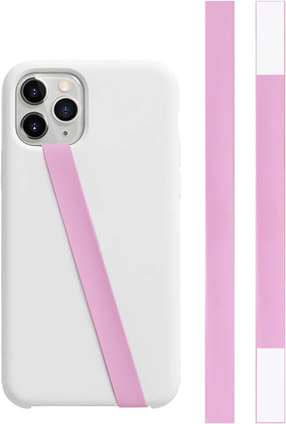 楽天マスク本舗スマホバンド シリコン パープル 紫 スマホ 薄型 ベルト 落下防止 ワイヤレス充電対応 片手操作 きらきらぷんぷん丸 SCP-064