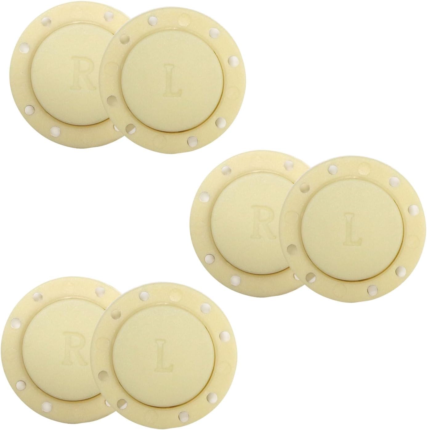 Rakuten - 磁気ボタン 強力 【ベージュ】 縫い付けタイプ 打ち具不要 マグネットボタン カラー 3組入り 【26mm】 きらきらぷんぷん丸 B-1136