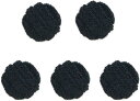 コーデュロイボタン 12.5mm 【ブラック】 5個入り 黒 縞模様 3mm幅 太幅 くるみボタン ボタン 飾りボタン つつみボタン きらきらぷんぷん丸 B-1...