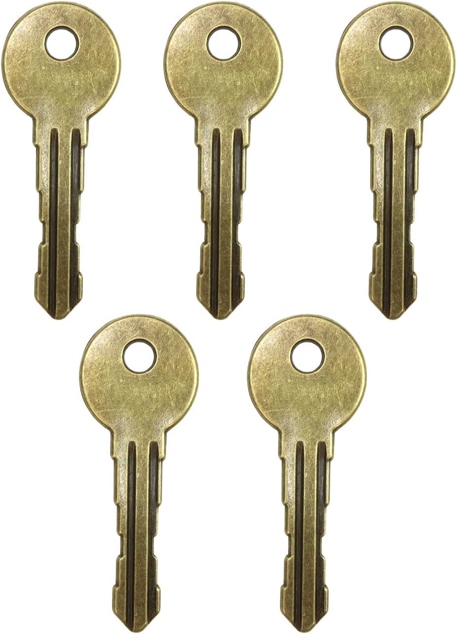 キー チャーム 鍵 パーツ 小物 小道具 メタル アンティーク 【5個入り】 ゴールド 金 手芸 金古美 きらきらぷんぷん丸 USMP-007