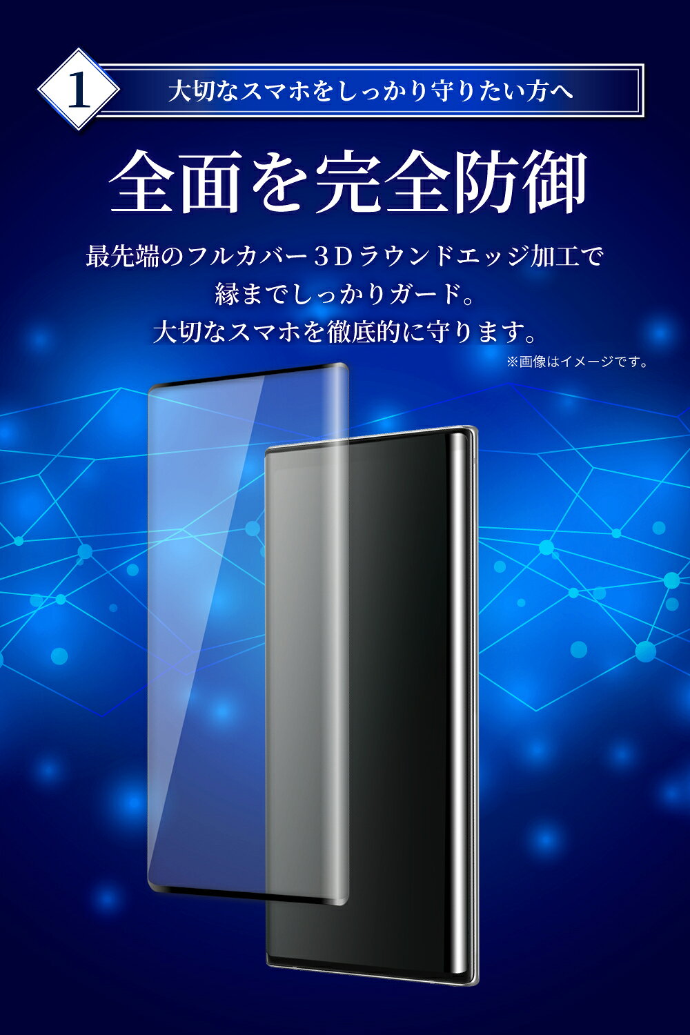 Google Pixel7 Pro ガラスフィルム 保護フィルム ブルーライトカット pixel 7 pro ガラスフィルム フィルム ピクセル 全面 保護 液晶保護フィルム shizukawill シズカウィル 黒縁 2