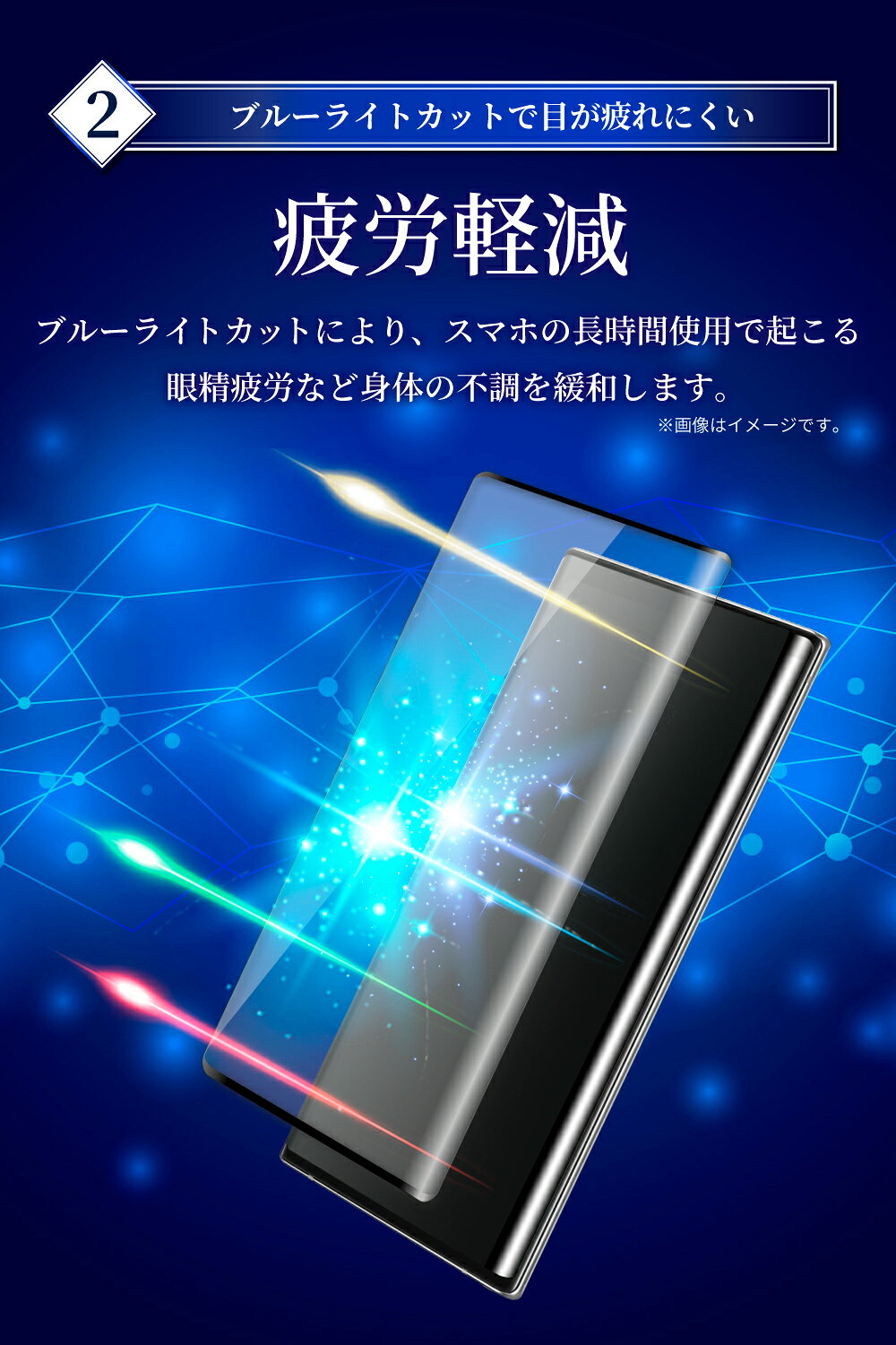 Google Pixel7 Pro ガラスフィルム 保護フィルム ブルーライトカット pixel 7 pro ガラスフィルム フィルム ピクセル 全面 保護 液晶保護フィルム shizukawill シズカウィル 黒縁 3
