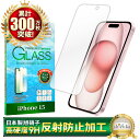 iPhone15 ガラスフィルム 保護フィルム フィルム アンチグレア 反射防止 フィルム さらさら iPhone 15 アイフォン15 液晶保護フィルム shizukawill シズカウィル