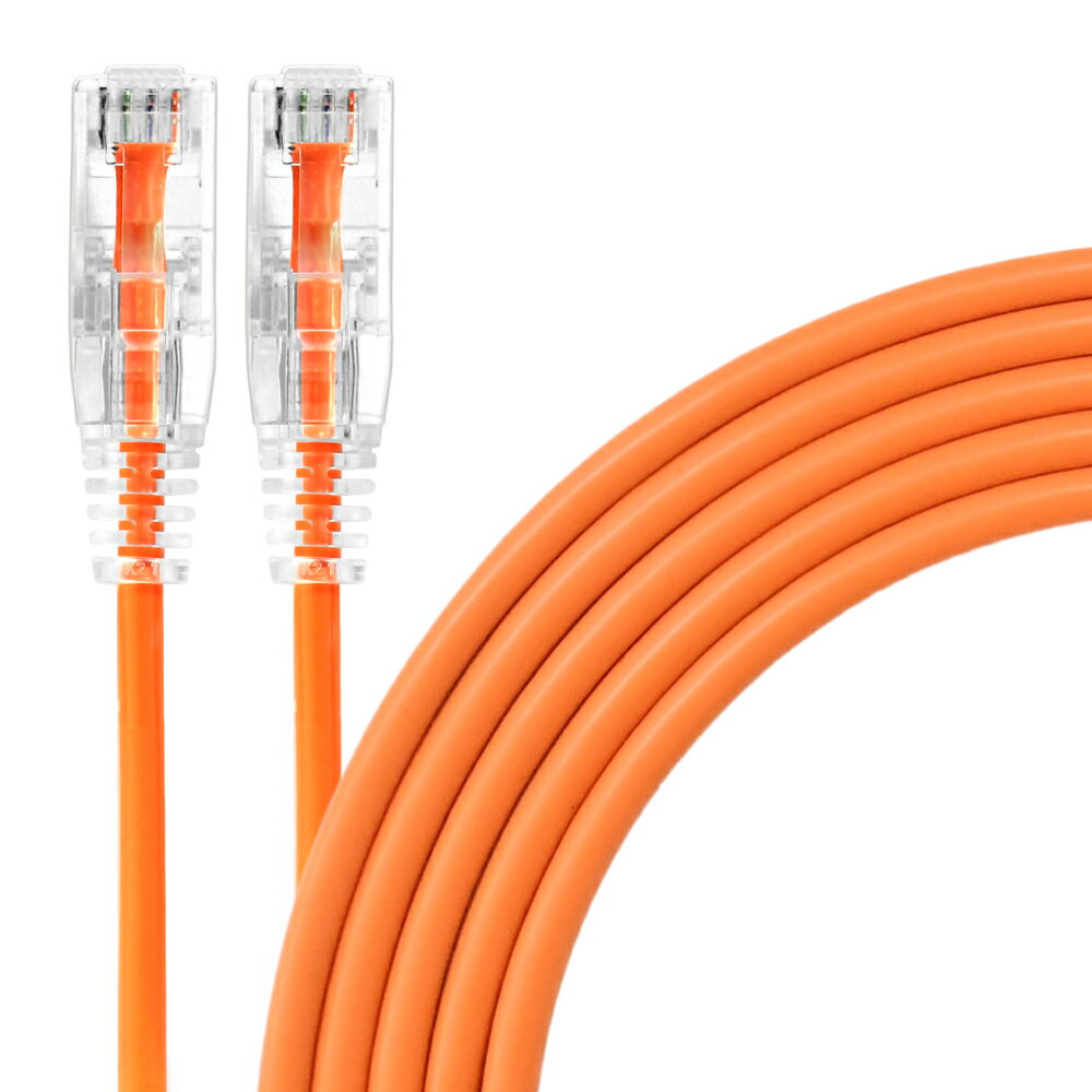 楽天市場】lanケーブル cat6（カラーオレンジ）（パソコン・周辺機器