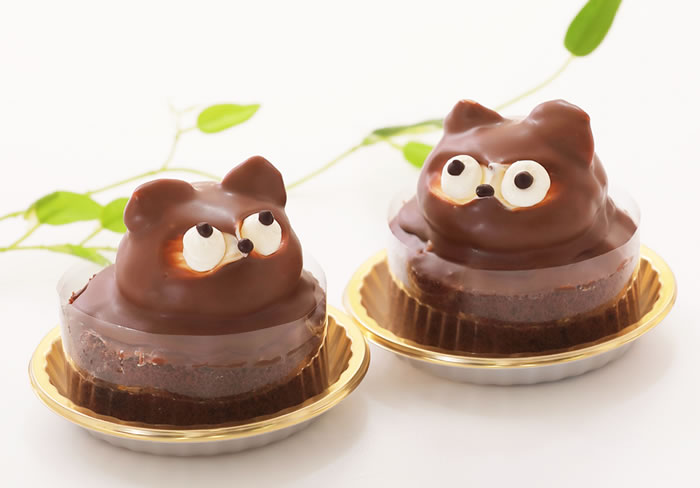 昭和レトロ 懐かし ぽんぽこ たぬきケーキ 2個入のサムネイル