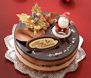 プレミアムショコラ　チョコムースケーキ 5号【クリスマスケーキ 2022】※沖縄は配送不可クリスマス 予約 お取り寄せ 限定 チョコレートケーキ